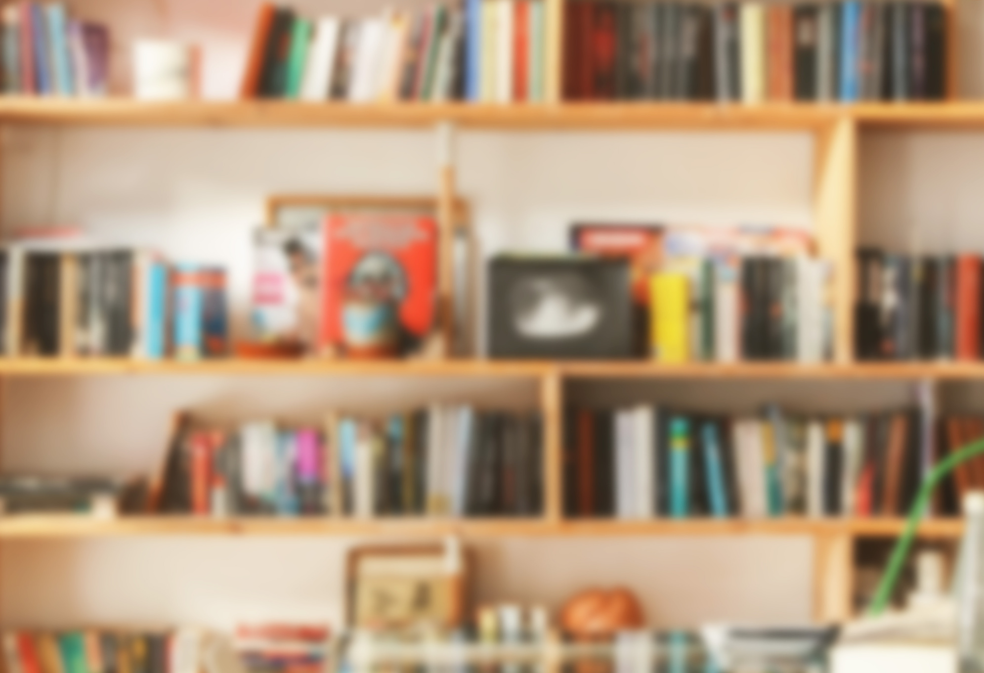 Blurred House Library 